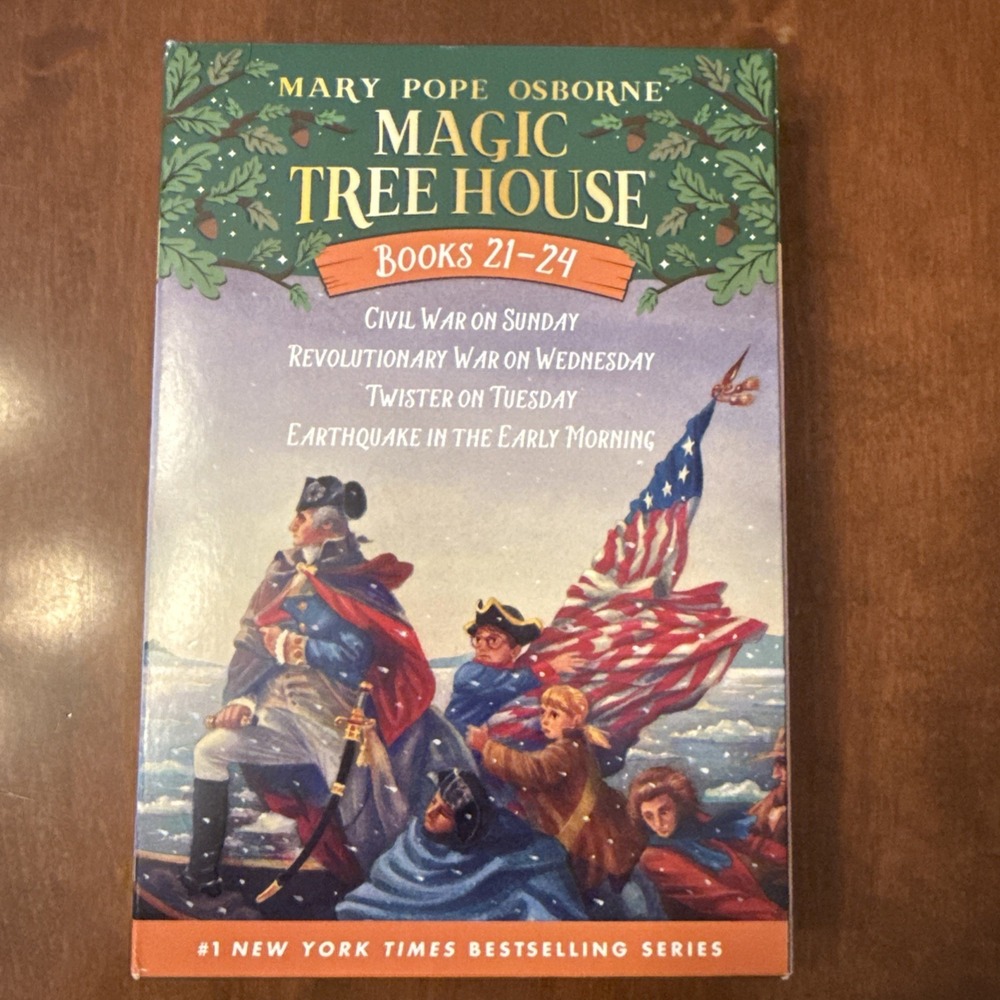Magic Tree House Books 21-24‎ Boxed Set: American History Quartet